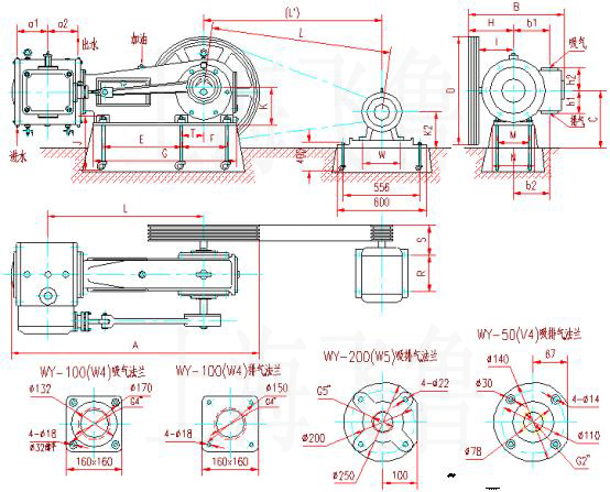 WY-50(V5)WY-100(W4)WY-200(W5)ʽձðbߴD